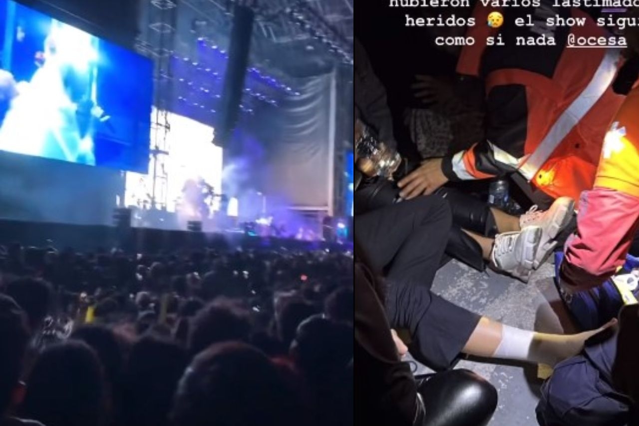Fans de Lana del Rey sufren terrible caída en el Foro Sol Fans de Lana del Rey sufren terrible caída en el Foro Sol