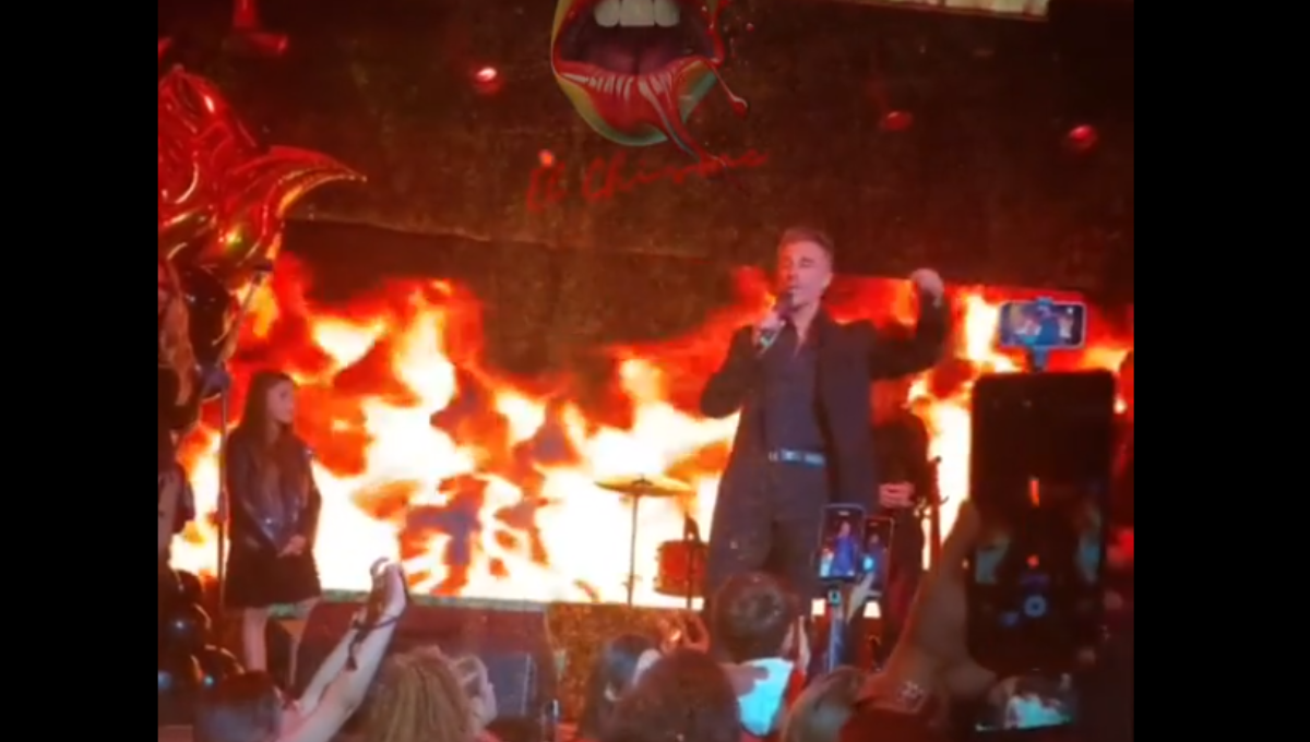 Mayer en su fiesta del infierno. Foto: Especial