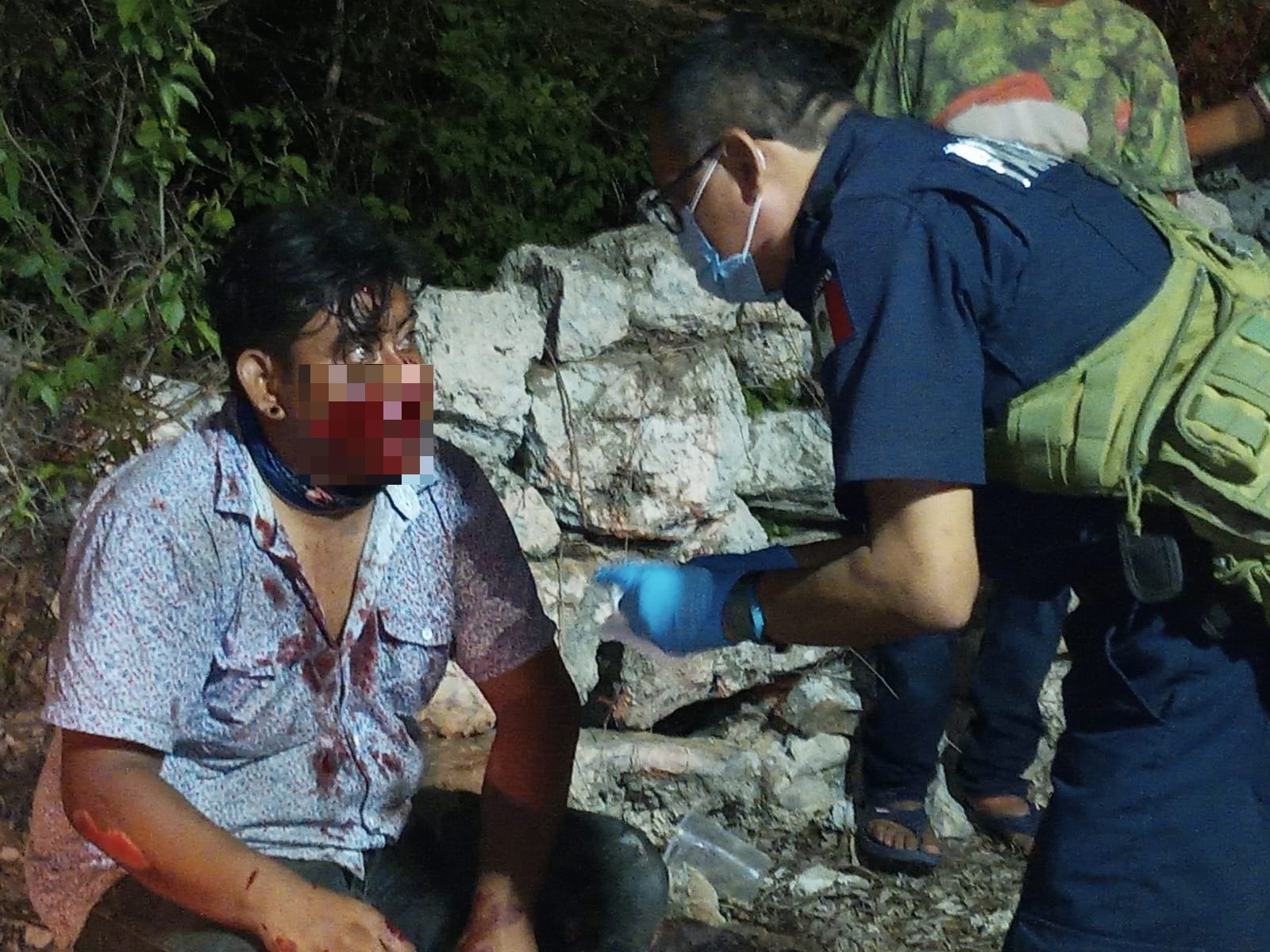 El joven presentó graves heridas en el cuerpo El joven presentó graves heridas en el cuerpo