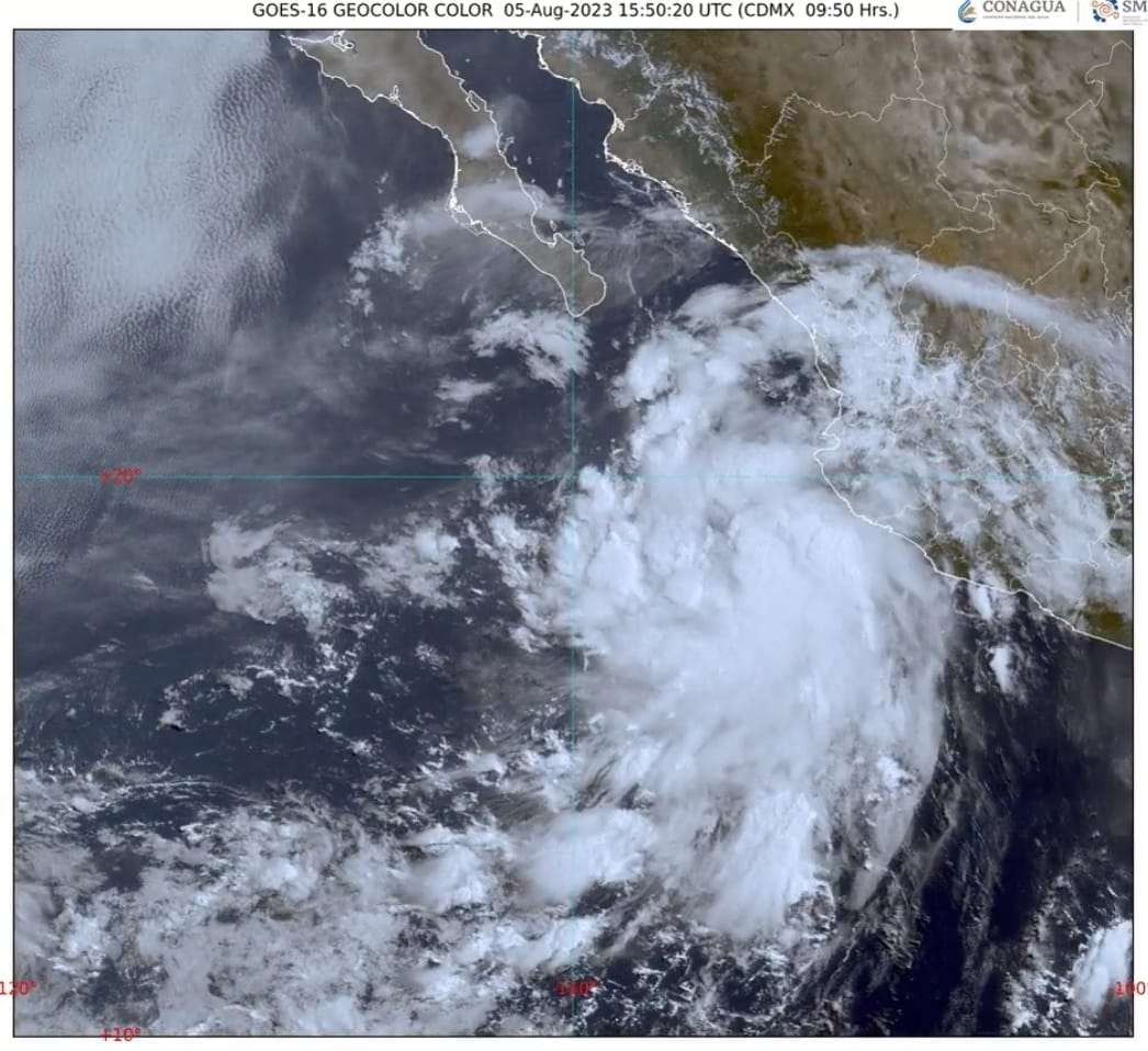 Afectaciones por la depresión tropical seis