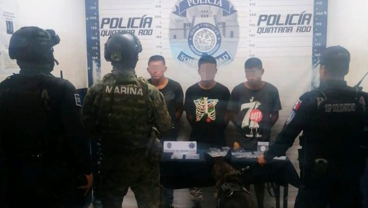 Detienen a cinco narcomenudistas en Playa del Carmen; dos son menores de edad