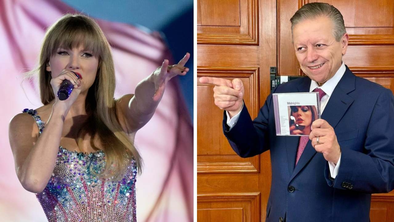 Arturo Zaldívar, fue captado en el concierto de la cantante estadounidense Taylor Swift en el Foro Sol