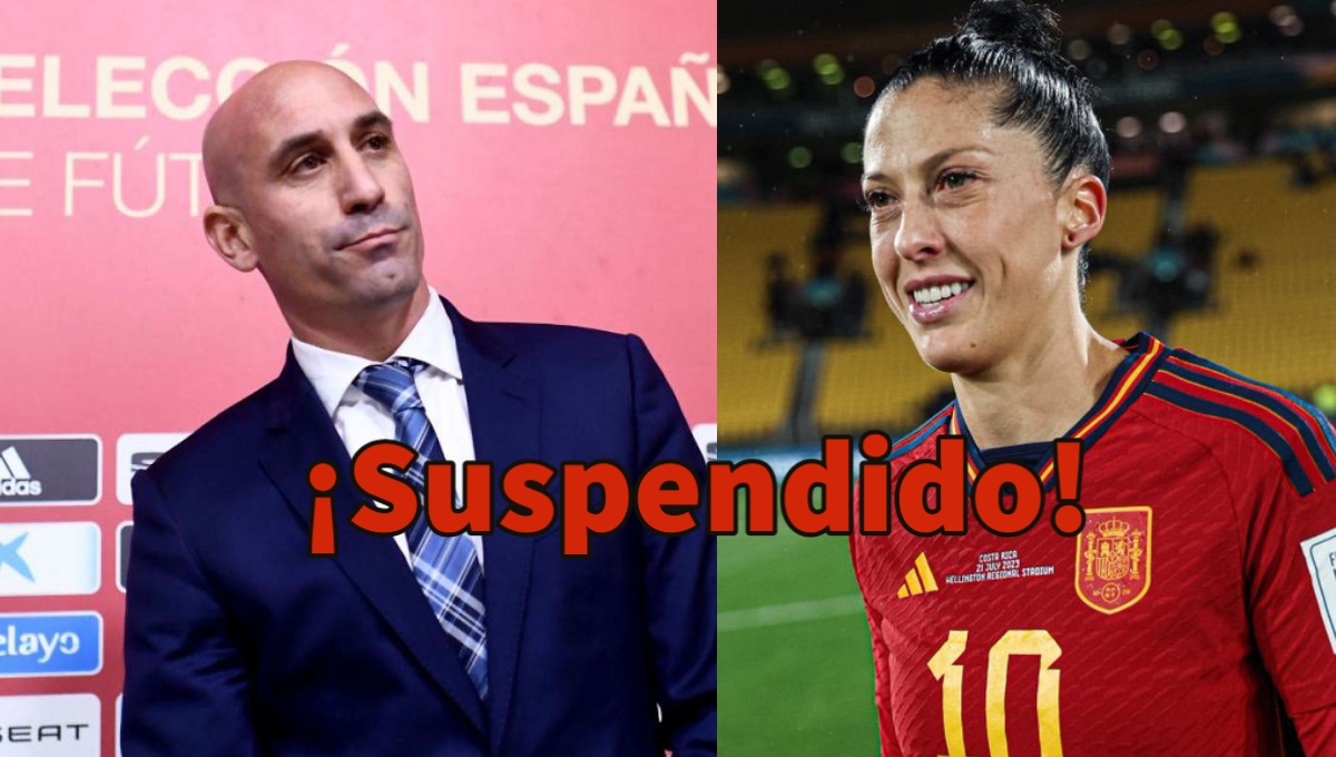 La suspensión tendrá efecto mientras se tramita el expediente disciplinario, informó Real Federación Española de Futbol (RFEF) La suspensión tendrá efecto mientras se tramita el expediente disciplinario, informó Real Federación Española de Futbol (RFEF)