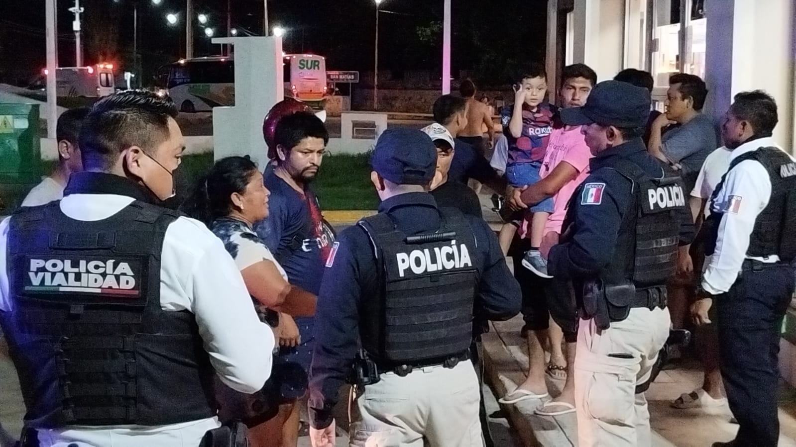 El agresor fuedetenido y la fémina fue trasladada a un hospital