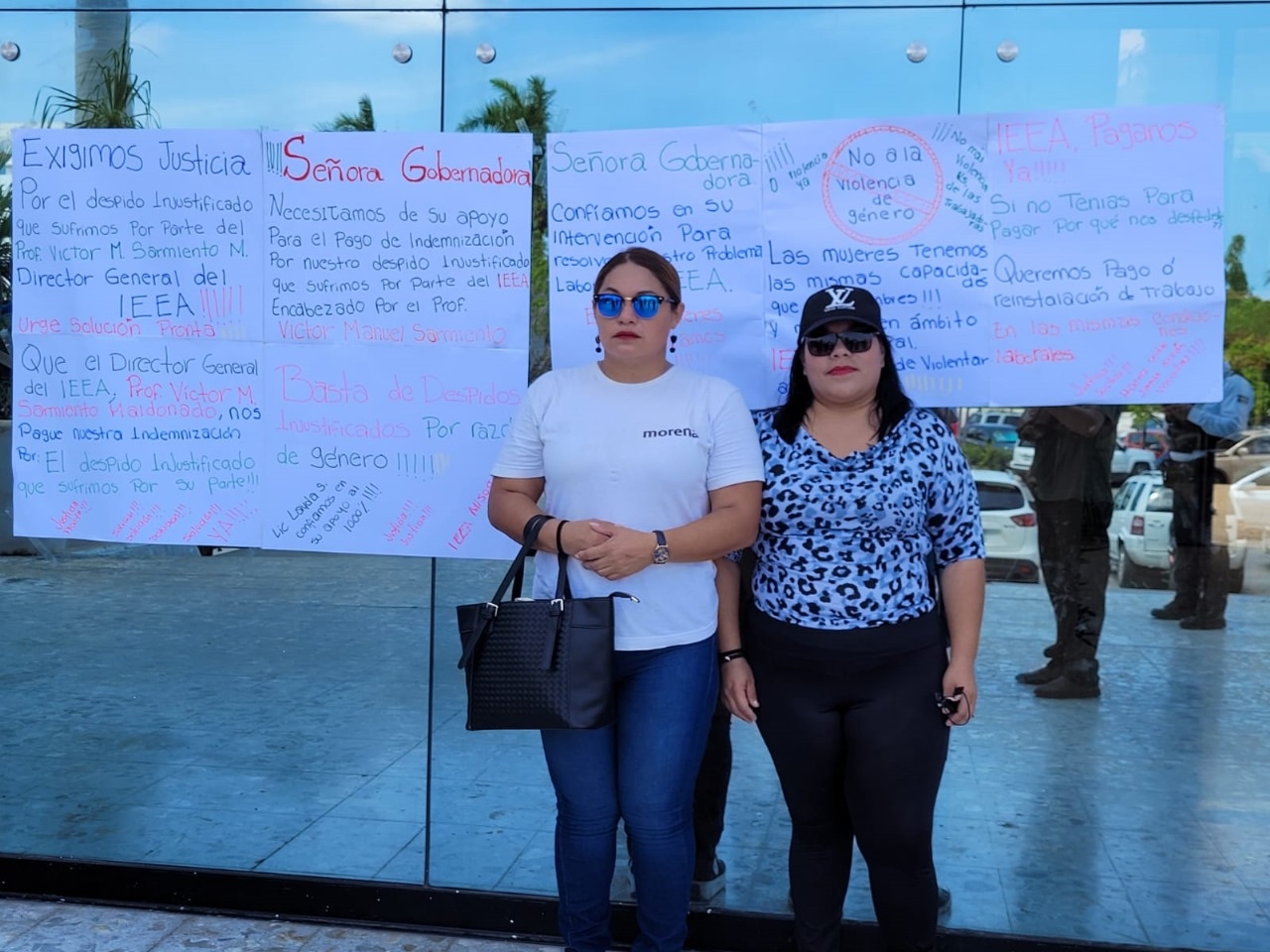 Las afectadas pidieron el apoyo de la gobernadora ante la situación laboral que viven Las afectadas pidieron el apoyo de la gobernadora ante la situación laboral que viven