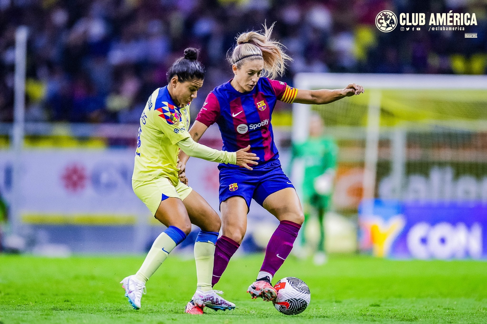 Barcelona femenil vence al América en histórico duelo en el Estadio Azteca Barcelona femenil vence al América en histórico duelo en el Estadio Azteca