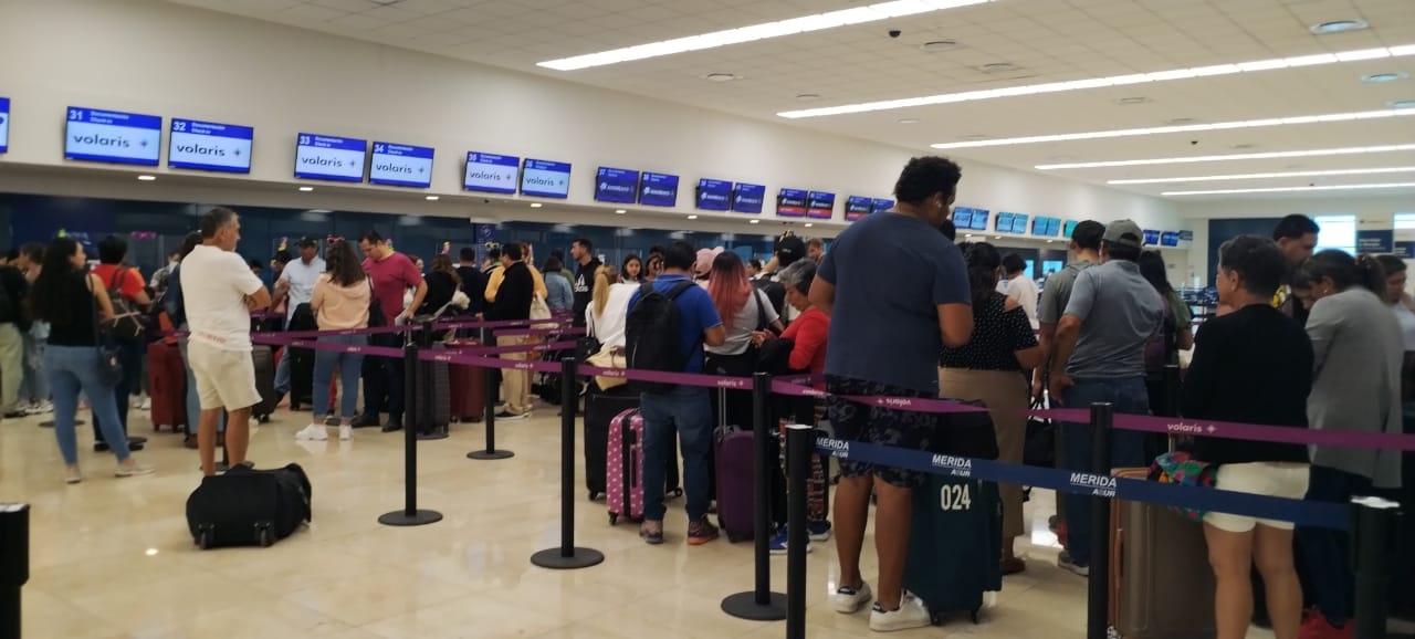 El vuelo de Volaris llegará con casi media hora de retraso