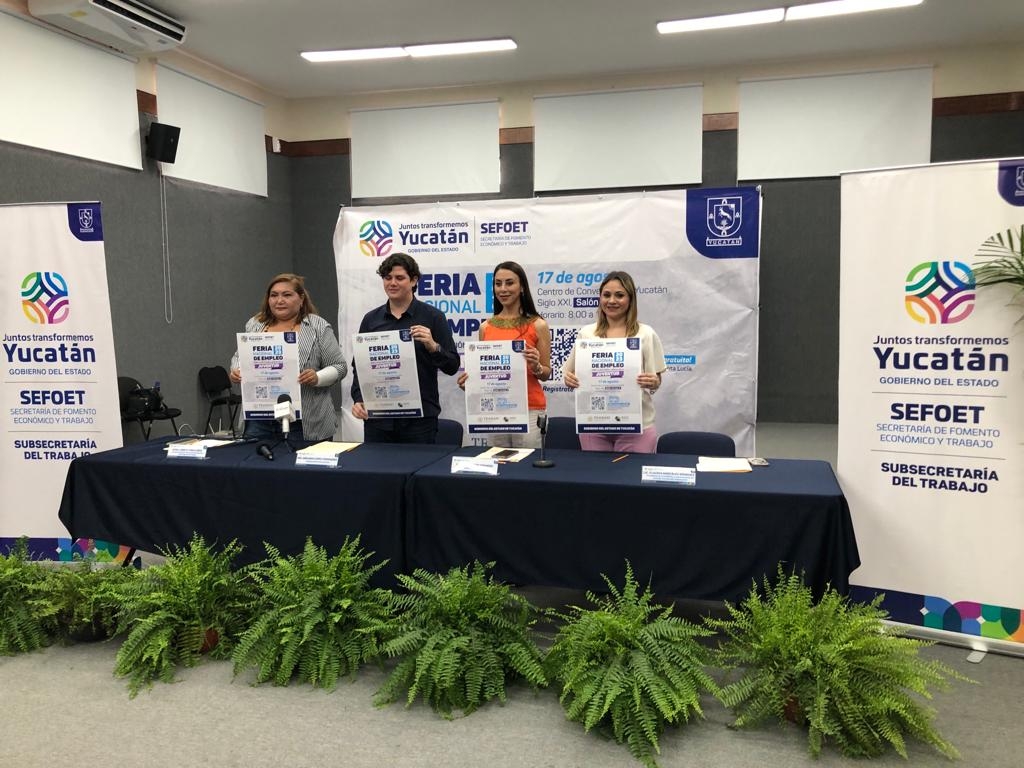 Ofrecerán sueldos desde los 6 mil pesos en la Feria del Empleo en Yucatán