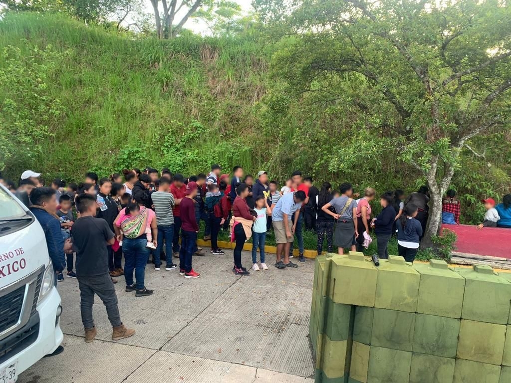 Los migrantes fueron encontrados en una revisión de rutina