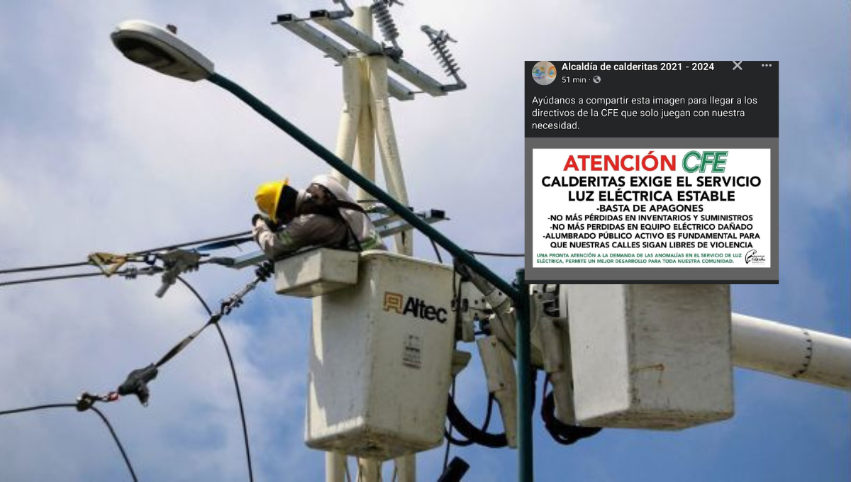 Advierten boicot contra la CFE en Calderitas, Chetumal; vecinos se quejan de los apagones