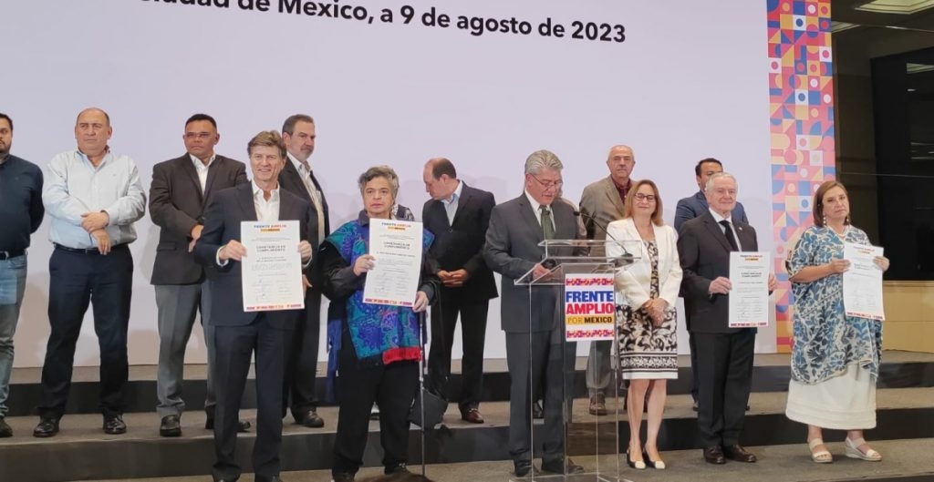 Ellos son los candidatos del Frente Amplio por México que participarán en el primer debate