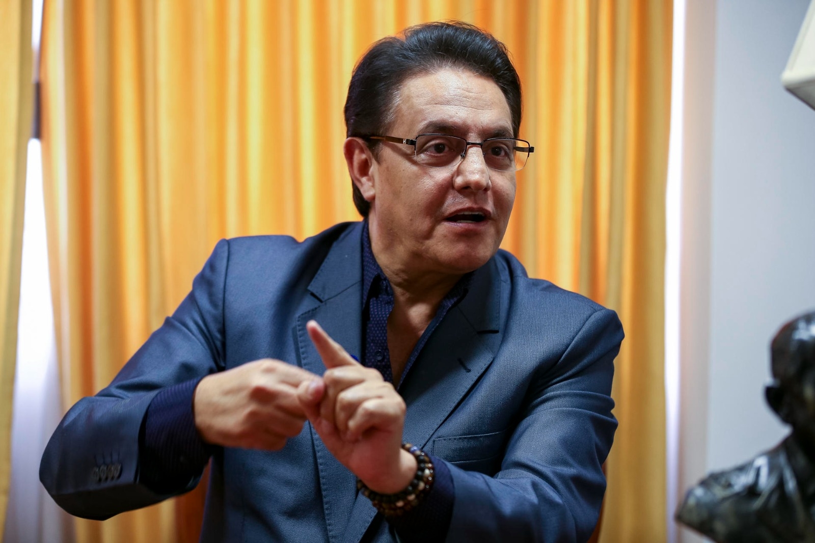El candidato presidencial Fernando Villavocencio fue agredido durante un evento realizado al norte de Quito