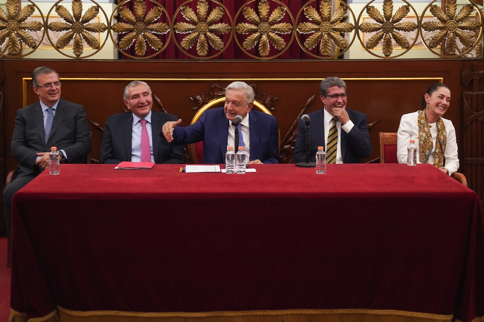 Corcholatas de Morena reaccionan al Quinto Informe de Gobierno de AMLO