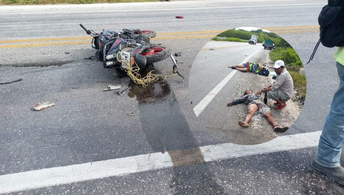 Automovilistas que circulaban por la zona auxiliaron a los motociclistas Automovilistas que circulaban por la zona auxiliaron a los motociclistas