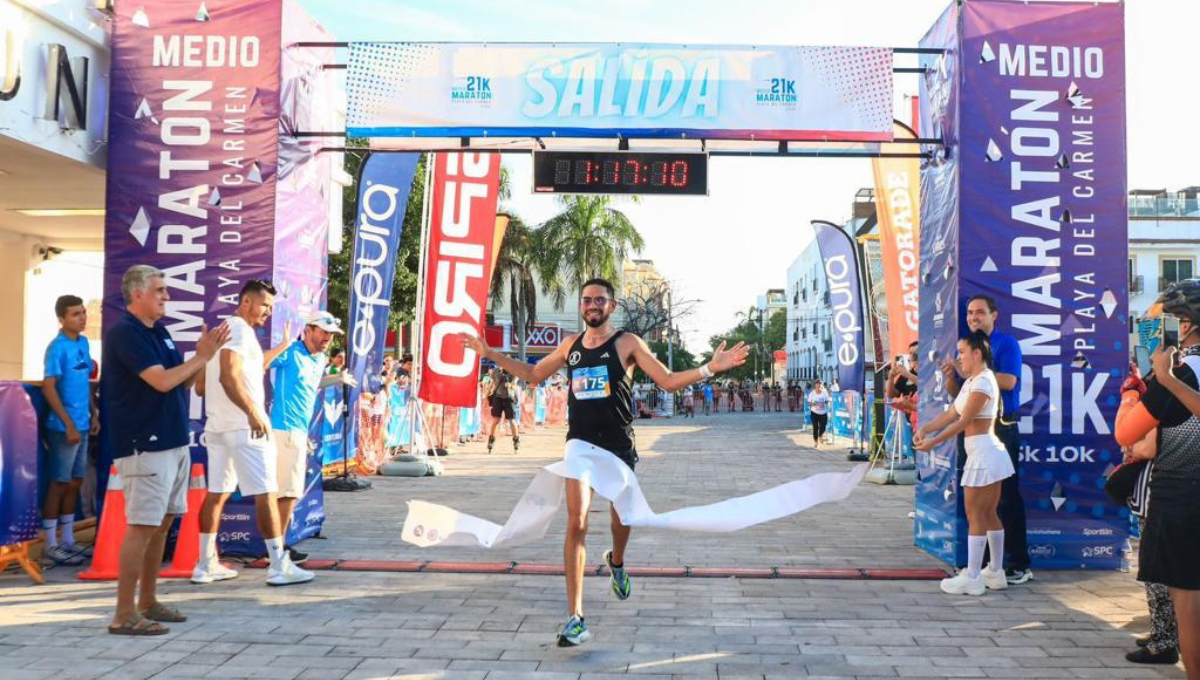 Más de mil corredores participaron en este medio maratón