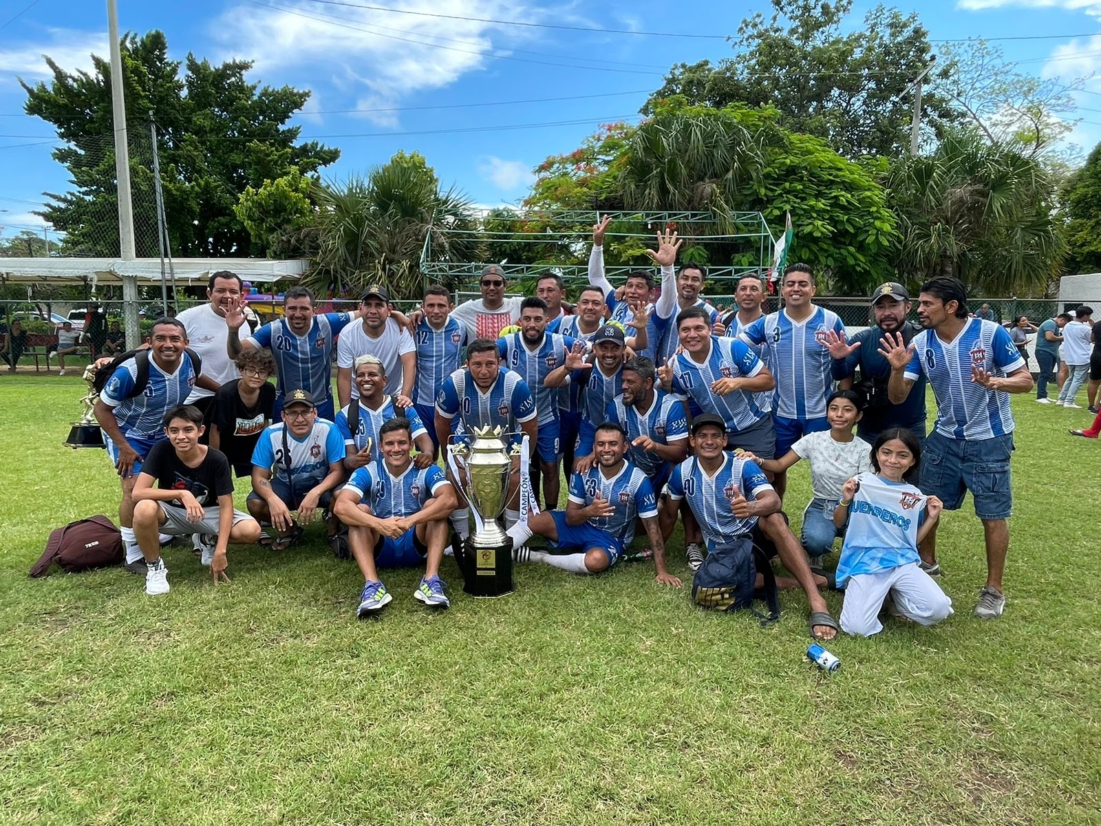El duelo fue en las canchas de Veteranos en la Supermanzana 21