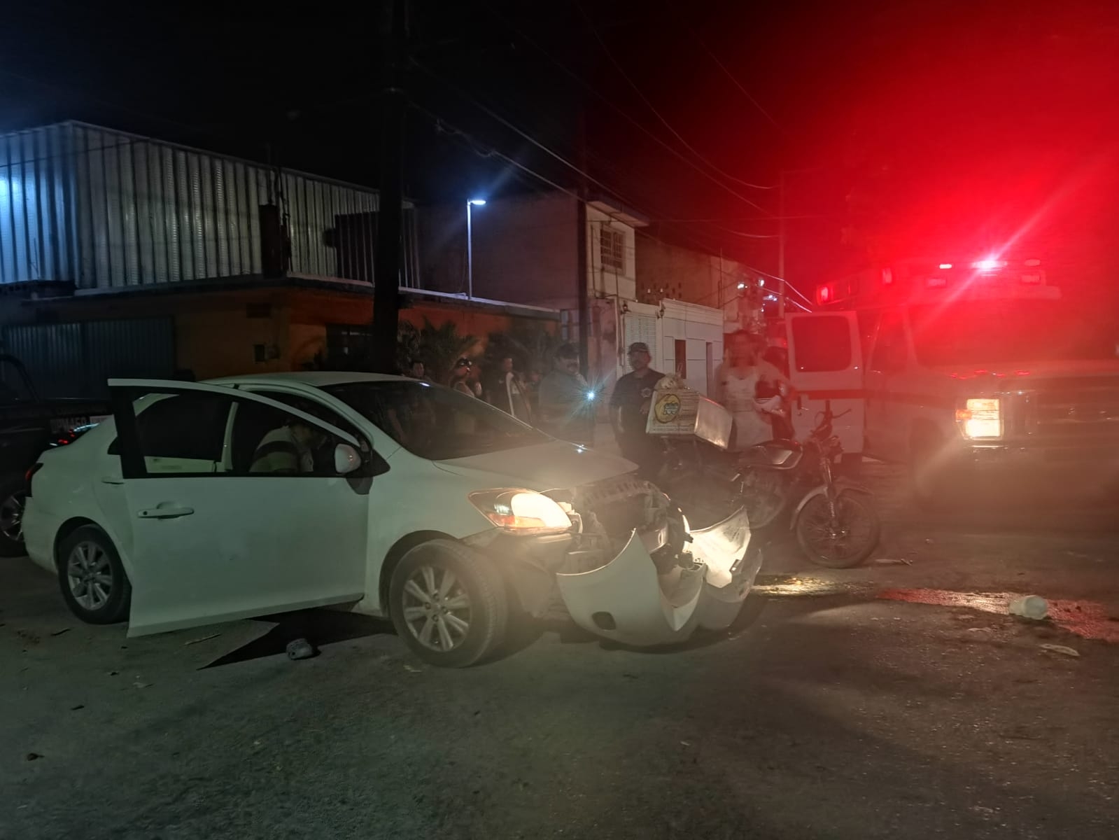 Solamente se registraron daños materiales en el accidente