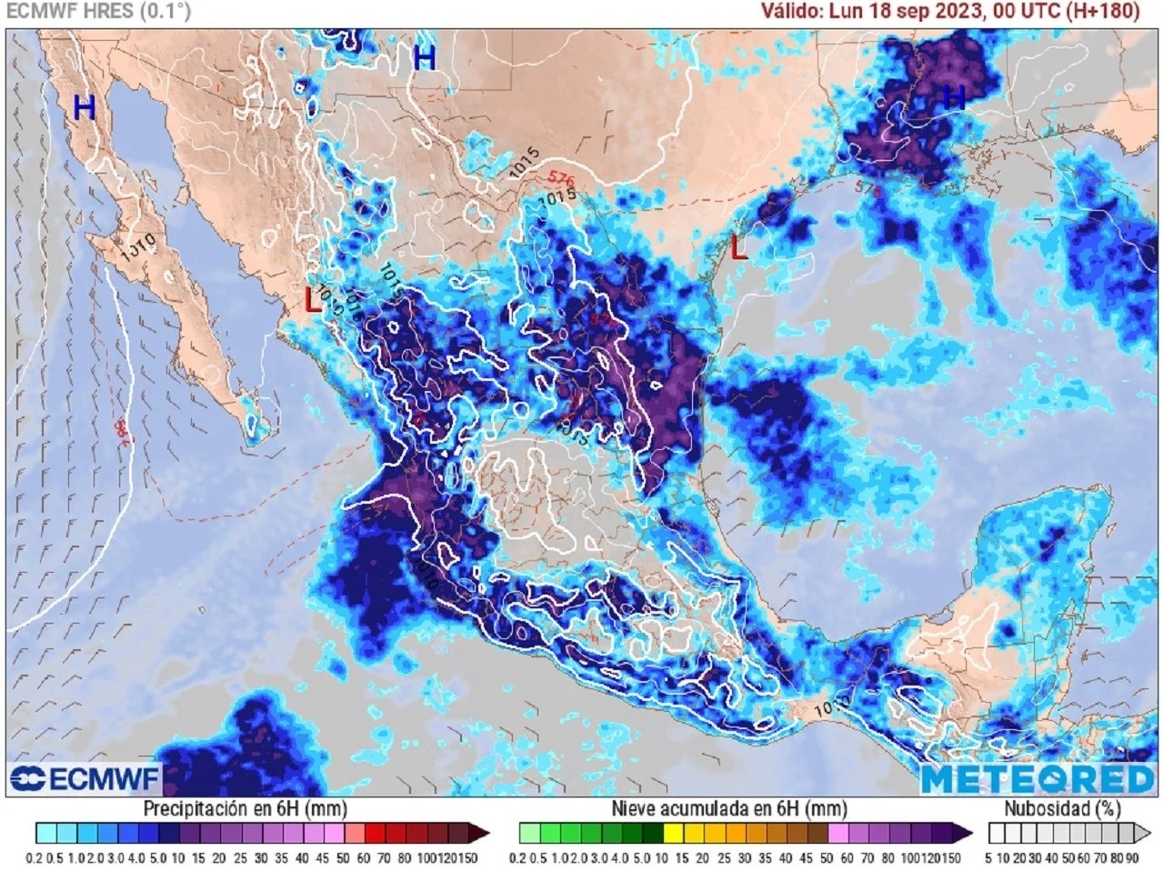 Frente frío número 2 llega a México con bajas temperaturas y fuertes lluvias Frente frío número 2 llega a México con bajas temperaturas y fuertes lluvias