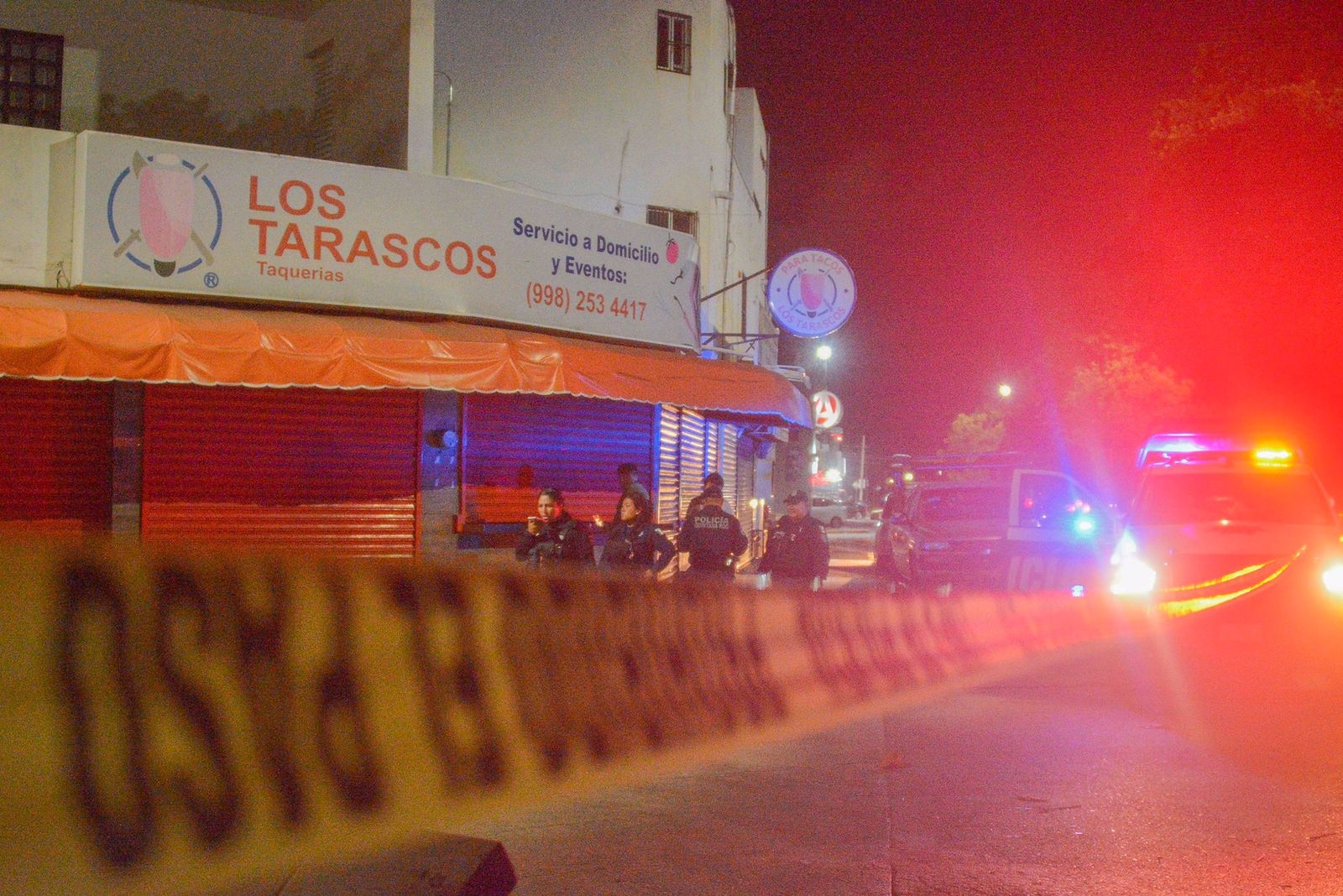 La zona fue acordonada por las autoridades La zona fue acordonada por las autoridades