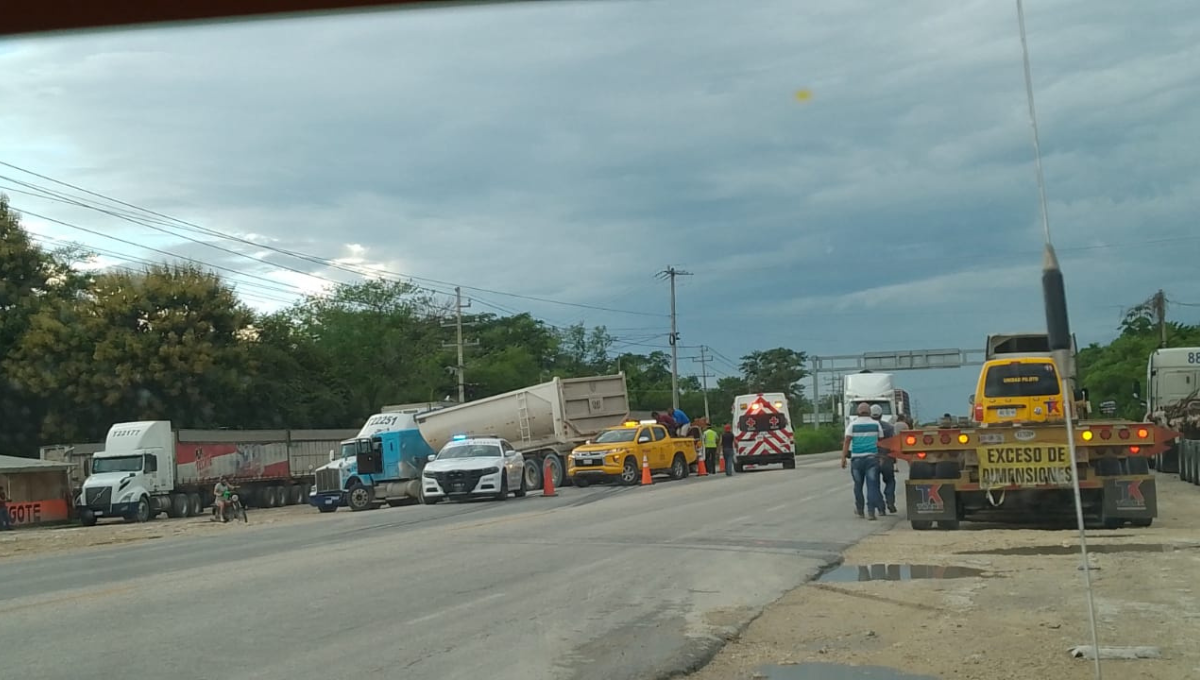 El lesionado fue trasladado a un hospital para ser atendido