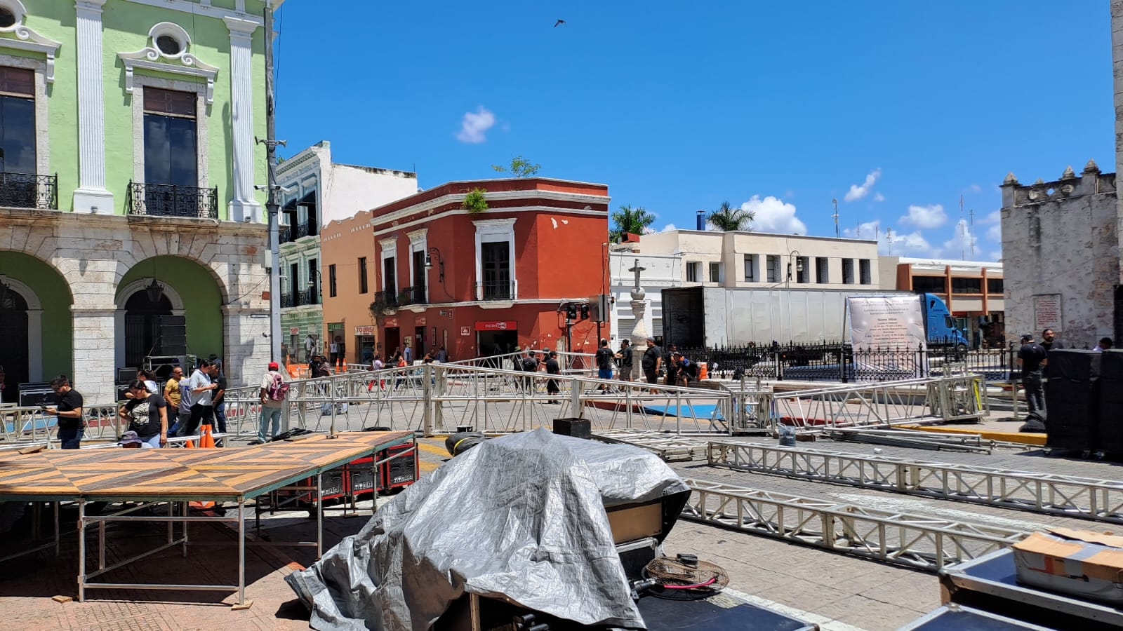 Las calles del Centro de Mérida se encuentran cerradas desde este jueves