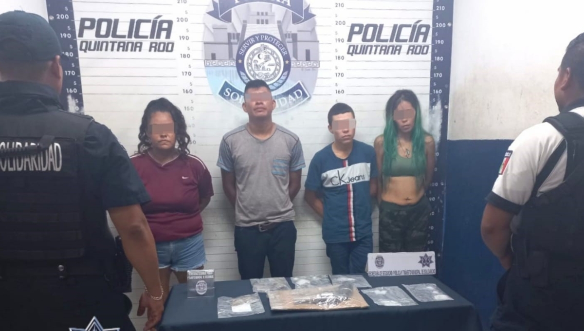 Caen seis presuntos narcomenudistas en Playa del Carmen; cuatro son foráneos