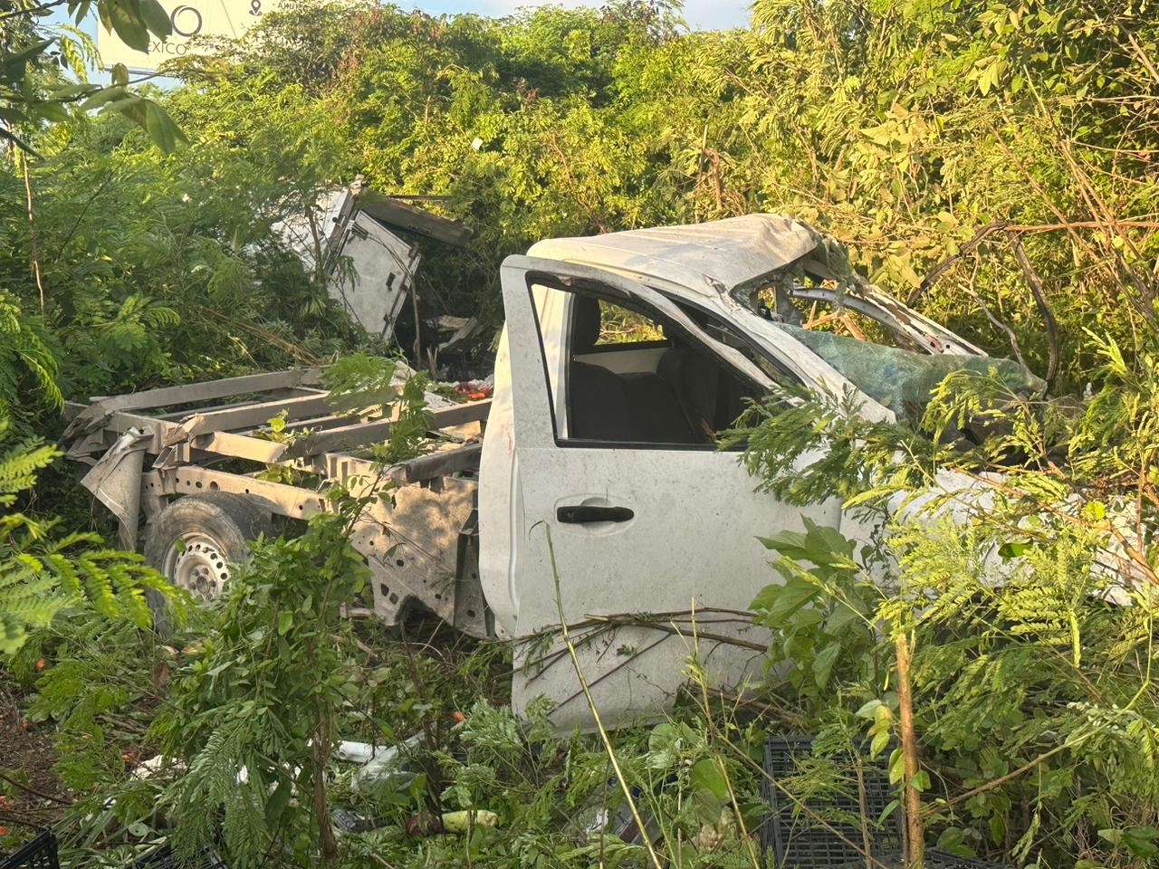 El chofer del autobús 'pestañeó' y golpeó por alcance a la camioneta