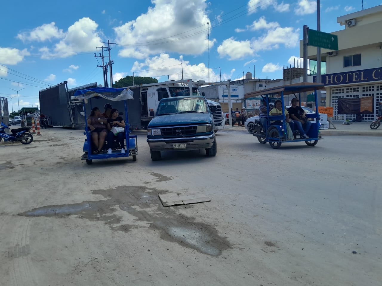 No se registraron daños ni personas heridas en el accidente