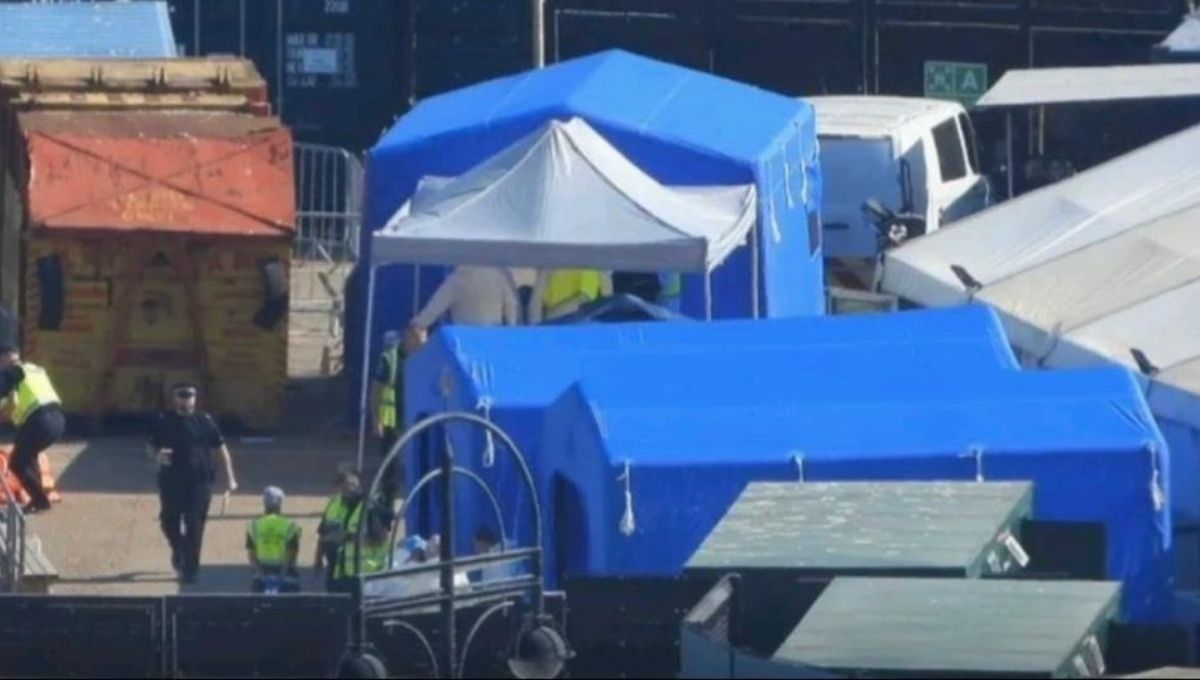 En Dover, Reimno Unido, toman medidas por migrantes provenientes de Francia que presentan problemas de salud En Dover, Reimno Unido, toman medidas por migrantes provenientes de Francia que presentan problemas de salud