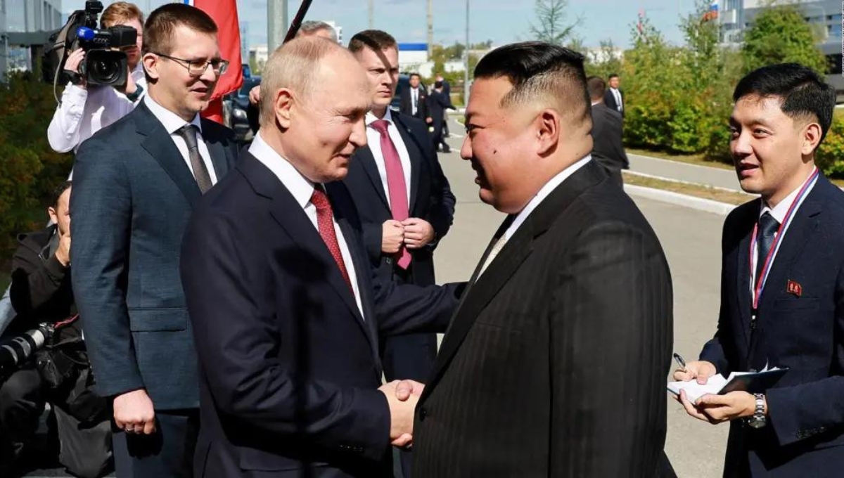 Kim Jong-un terminó su visita a Rusia recibiendo cinco drones explosivos y un chaleco antibalas Kim Jong-un terminó su visita a Rusia recibiendo cinco drones explosivos y un chaleco antibalas
