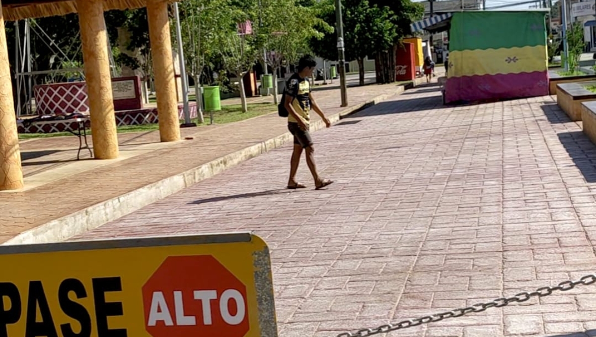 Las calles fueron cerradas por las fiestas patrias