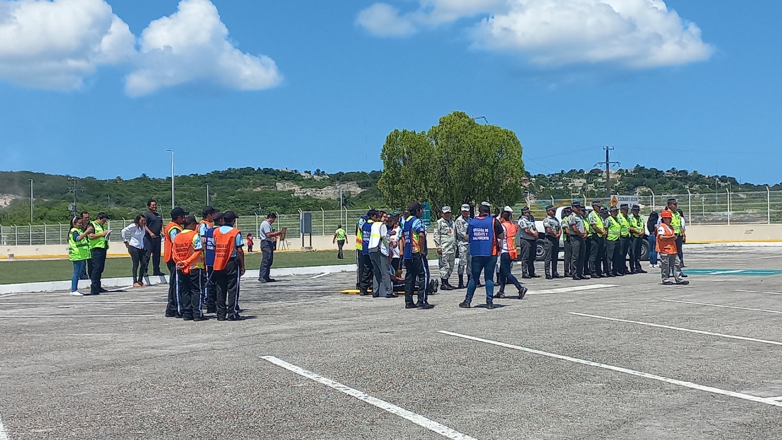 El aeropuerto de Campeche participó en el Simulacro Nacional 2023 El aeropuerto de Campeche participó en el Simulacro Nacional 2023