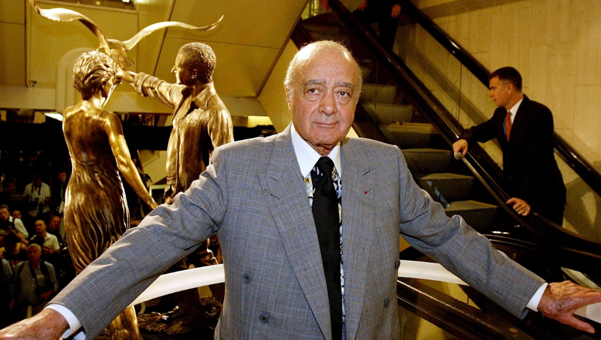 Mohamed Al-Fayed murió el miércoles, pero su familia lo anunció este viernes. Foto: Especial
