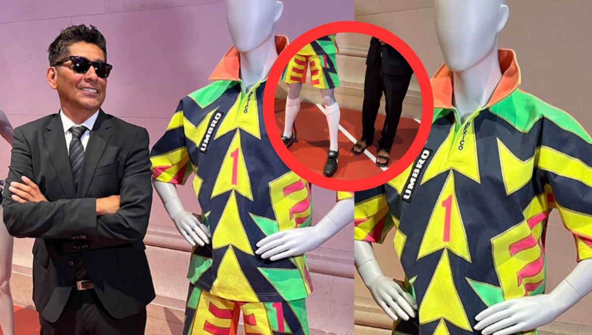 Y su moda sigue, pues no deja sus chanclas. Foto: Especial