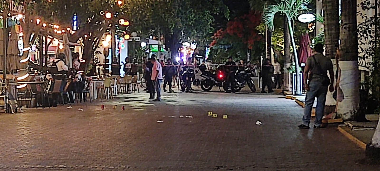 La zona fue acordonada por elementos de la Policía