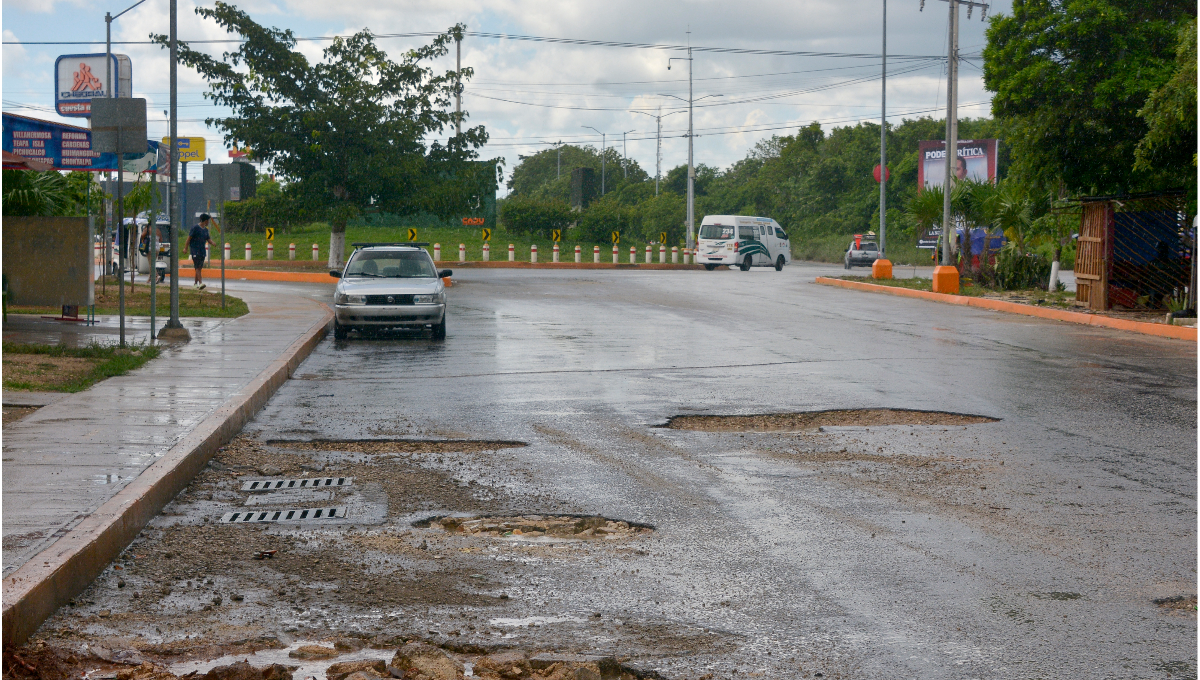 Afectados señalan que con las lluvias aumentaron de tamaño y profundidad; Afectados señalan que con las lluvias aumentaron de tamaño y profundidad;