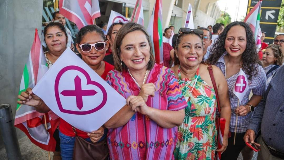 Xóchitl Gálvez cuestionó la labor de la gobernadora Layda Sansores