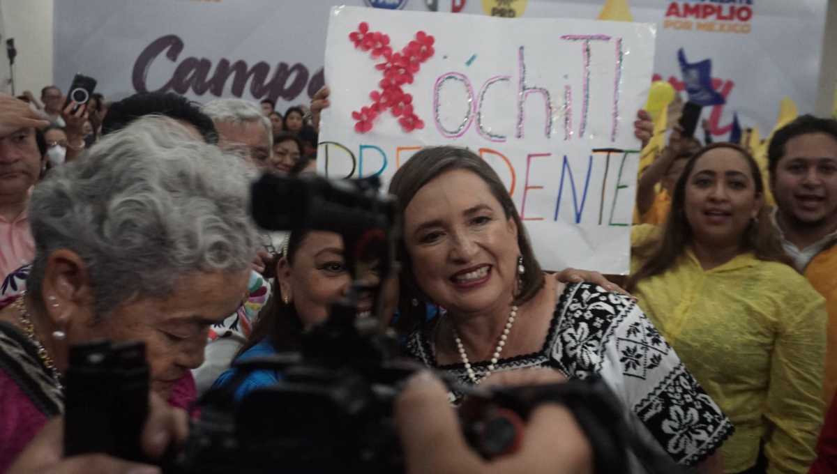 La aspirante del Frente Amplio por México se reunió con más de 400 simpatizantes La aspirante del Frente Amplio por México se reunió con más de 400 simpatizantes