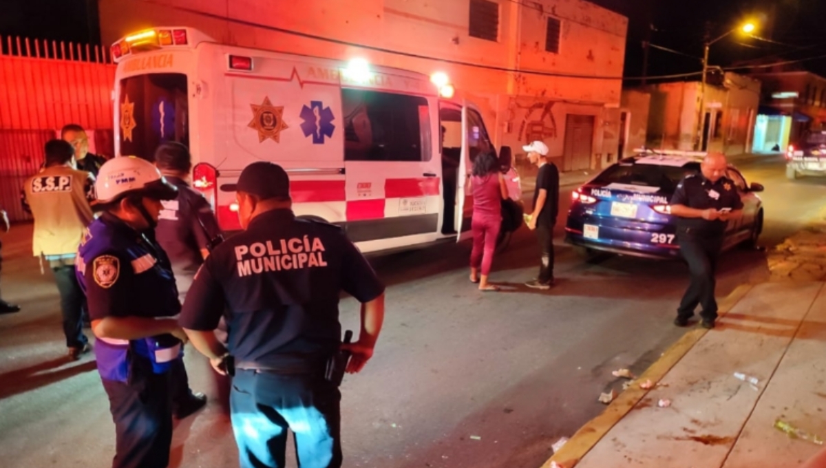 Hospitalizan a una mujer tras ser atacada en la zona de la terminal de ADO del Centro de Mérida