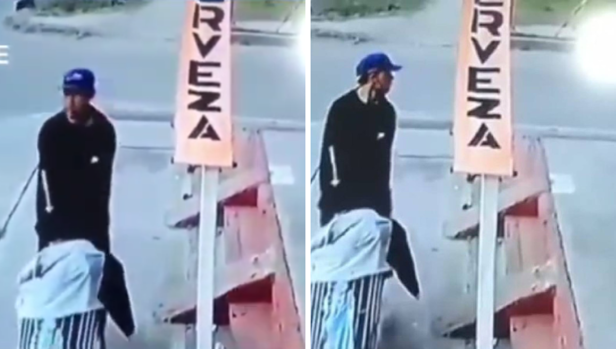 El hombre fue capturado gracias a las cámaras de vigilancia El hombre fue capturado gracias a las cámaras de vigilancia