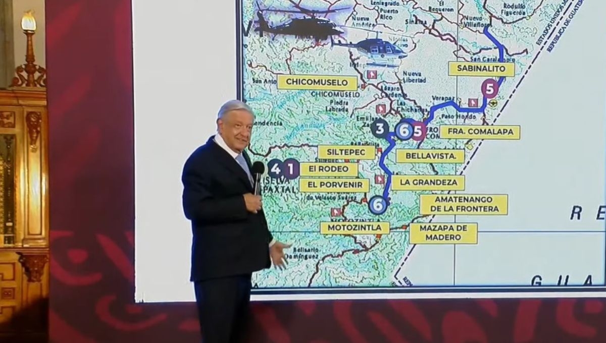 El presidente andrés Manuel López Obrador, presentó la estrategia que se implementó en Frontera Comalapa, Chiapas El presidente andrés Manuel López Obrador, presentó la estrategia que se implementó en Frontera Comalapa, Chiapas