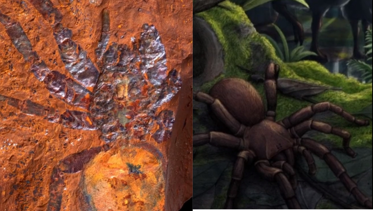 La araña luce cinco veces más que los tamaños de las actuales. Foto: Especial