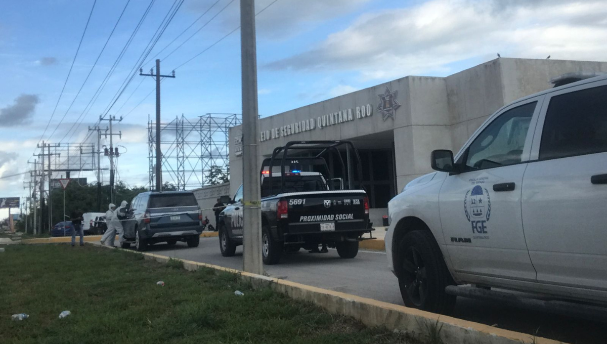 El hombre resultó con una herida de bala en la cara