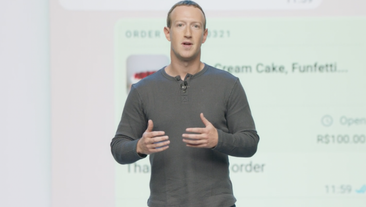 Al estilo de Apple, Zuckerberg, dio a conocer las novedades de Meta. Foto: Especial
