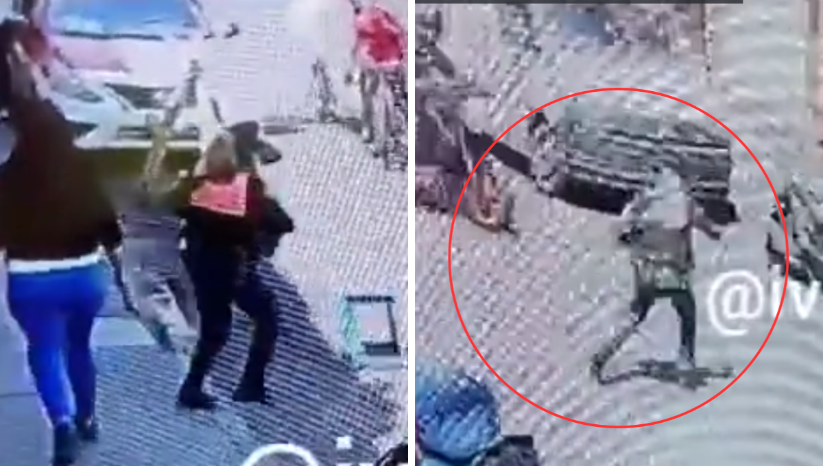 Uno de los ladrones y la policía terminaron en el hospital