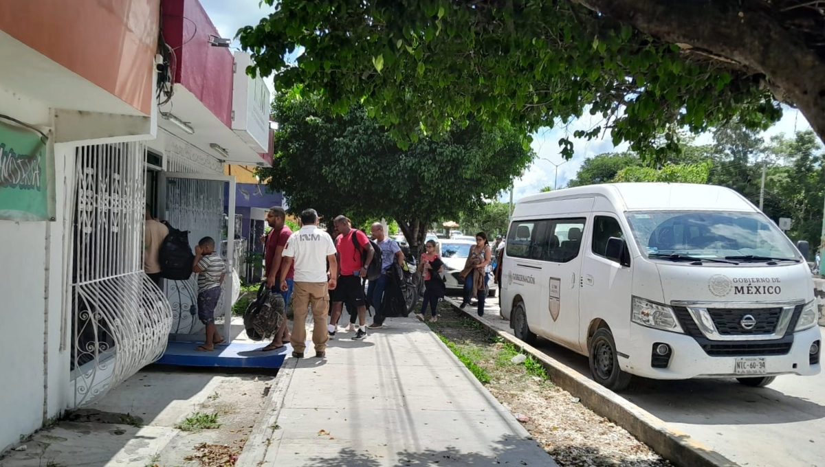 Los migrantes fueron puestos a disposición del Instituto Nacional de Migración
