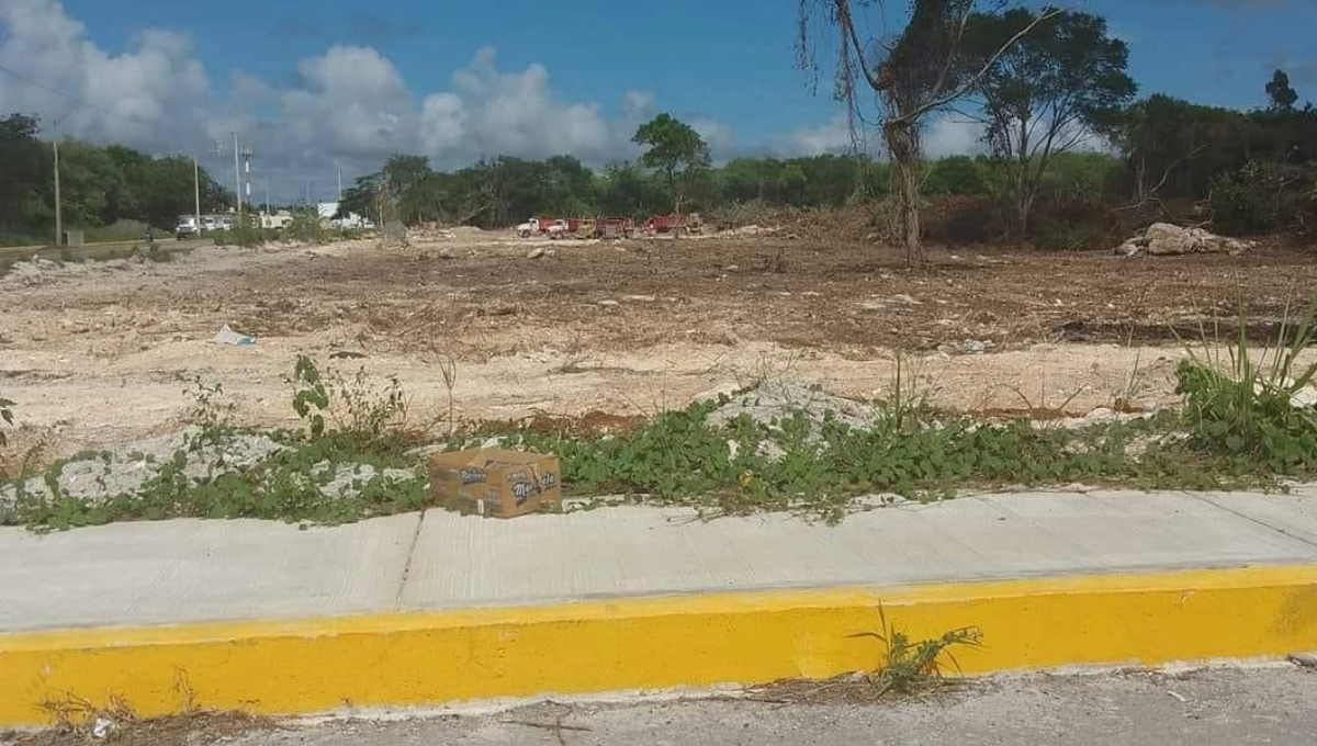 Comenzó el desmonte y relleno del predio que se ubica entre las colonias Flamingos y Las Américas Comenzó el desmonte y relleno del predio que se ubica entre las colonias Flamingos y Las Américas