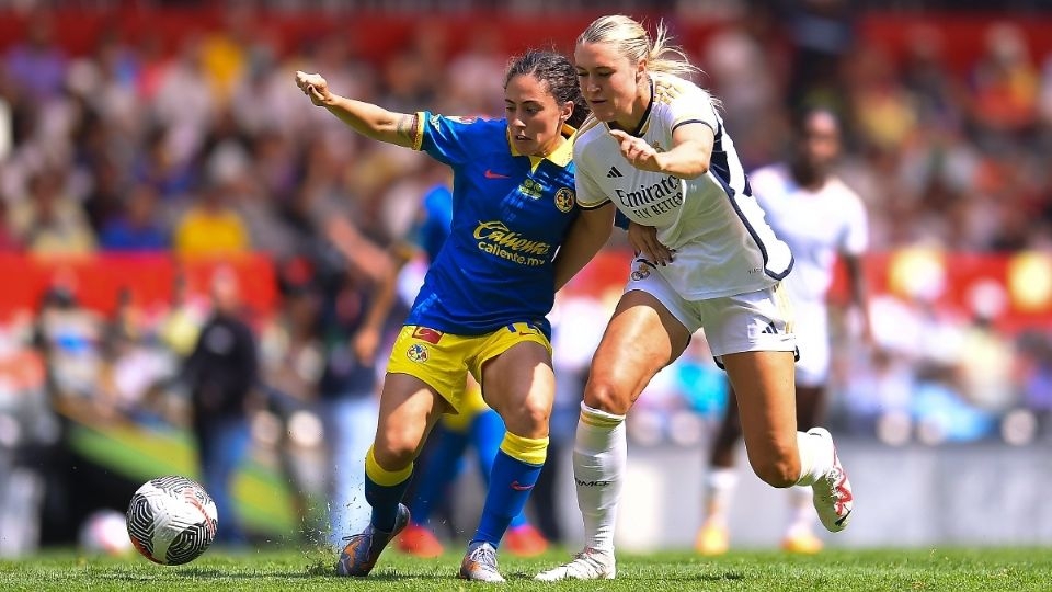 América Femenil venció al Real Madrid Femenil en el Estadio Azteca América Femenil venció al Real Madrid Femenil en el Estadio Azteca