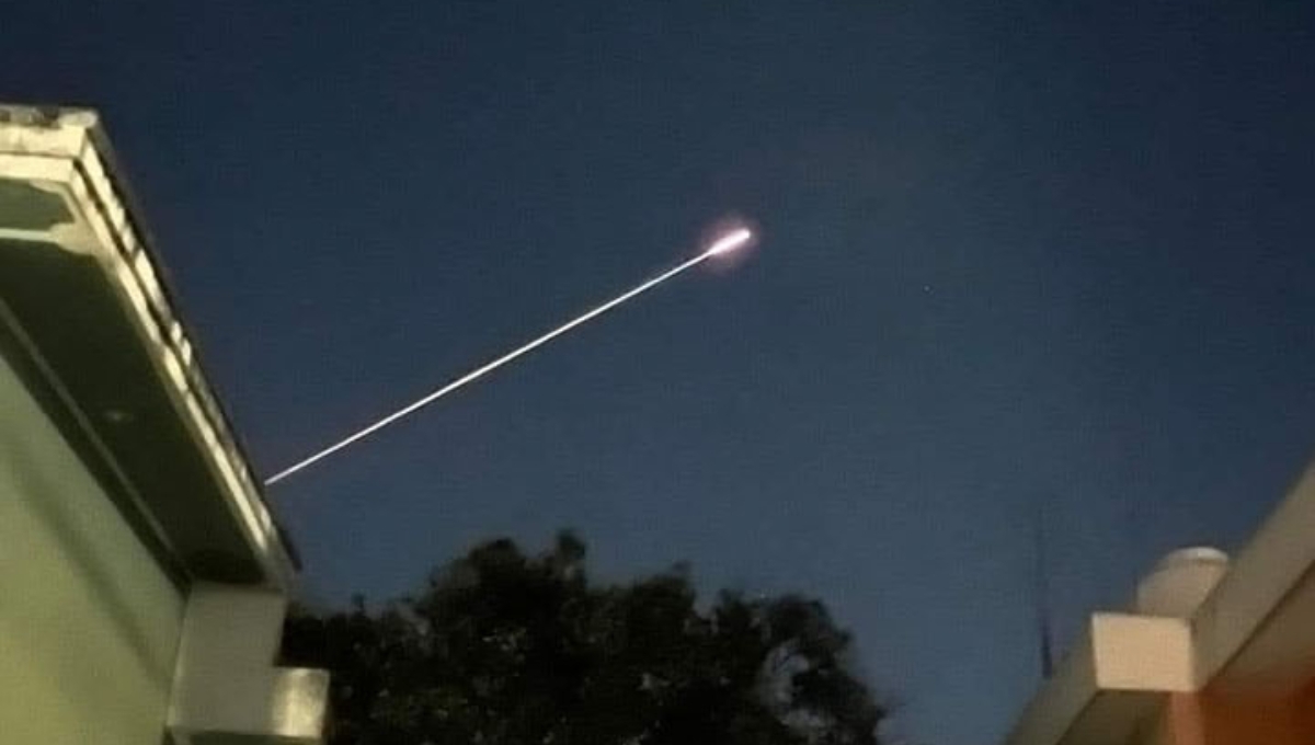 El paso del 'Dragon SpaceX' fue presenciado en la Península de Yucatán