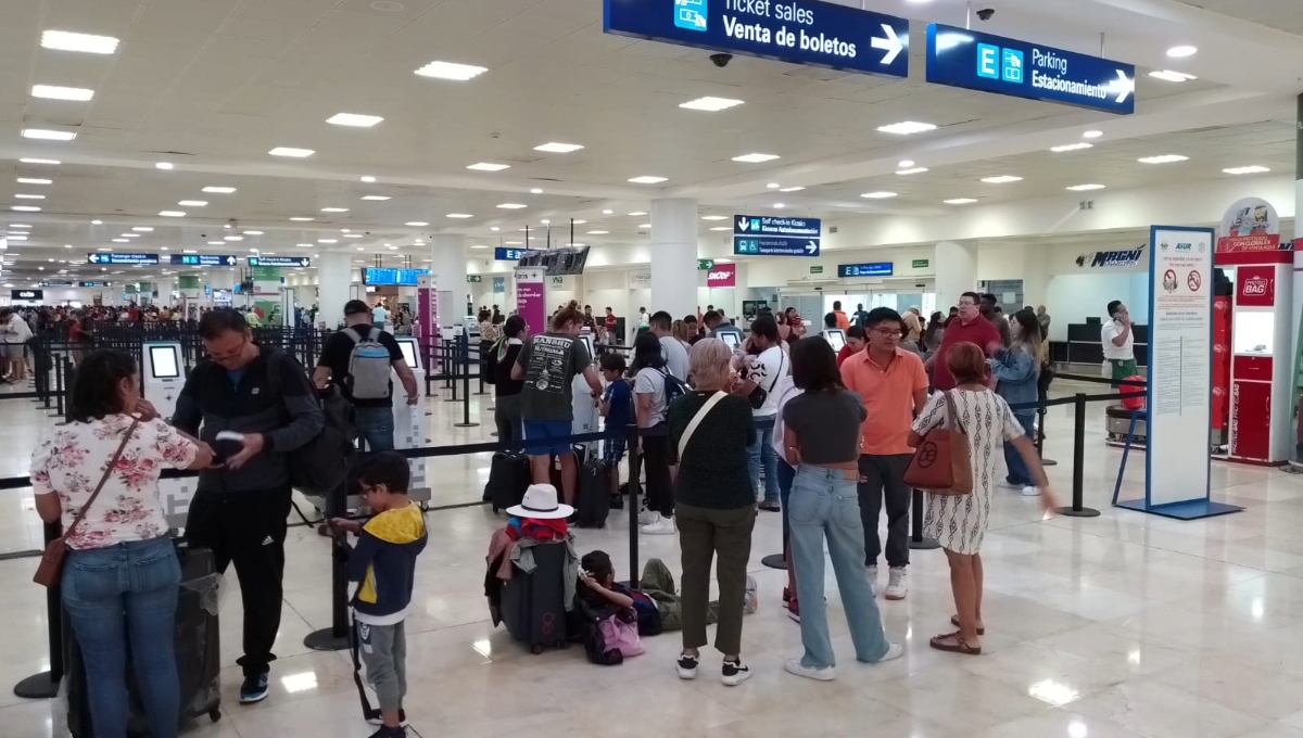 La aerolínea solucionó el problema para no afectar a los usuarios del aeropuerto de Cancún La aerolínea solucionó el problema para no afectar a los usuarios del aeropuerto de Cancún